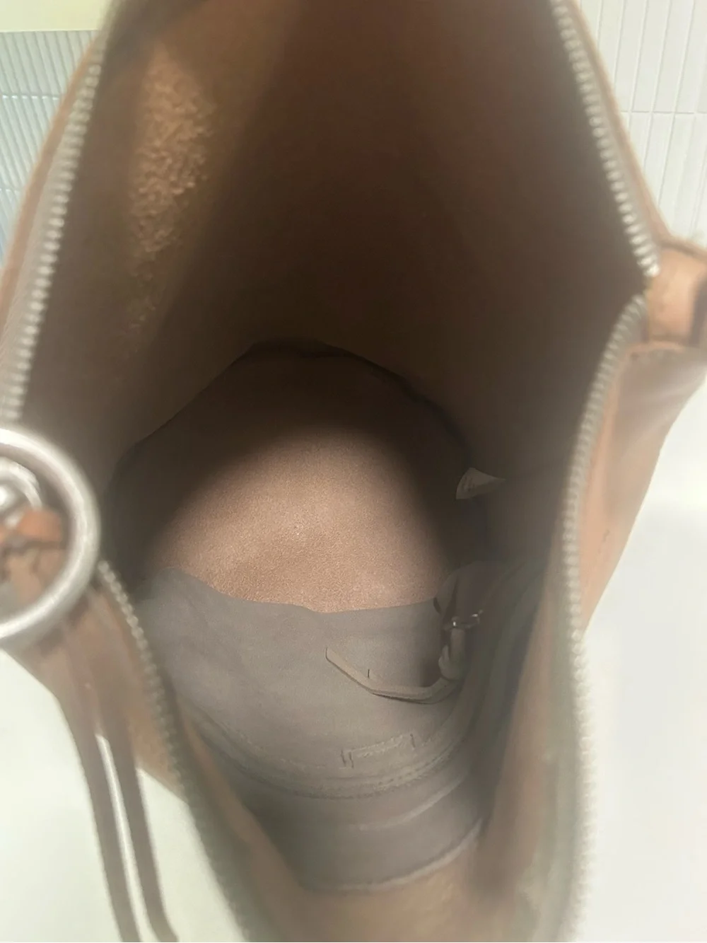Madewell The Lisbon O-Ring Leather Bucket Bag
